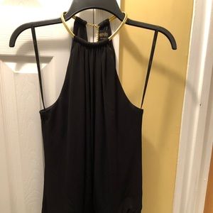 STUNNING ELEGANT CUTOUT BLACK COCKTAIL DRESS